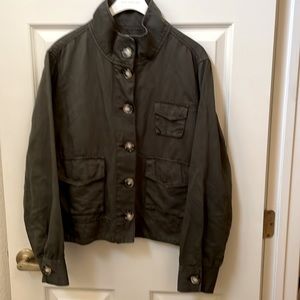 EUC - Loft Twill Utility Jacket